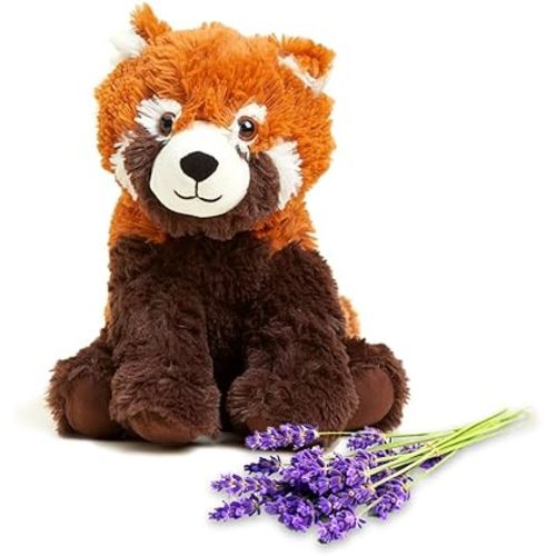 Intelex Warmies Microwavable French Lavender Scented Plush, Red Panda Warmies, Multicolor, 14" X 8" X 4"