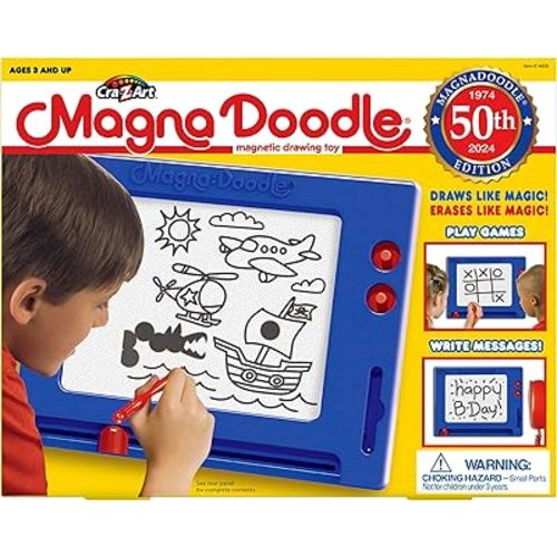 Cra-Z-Art Retro Magna Doodle - 50 Years of Creative Fun – Classic Magnetic Drawing Board Toy, Ages 3+