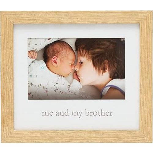 Kate & Milo Me & My Brother Frame, Sibling Keepsake Frame, Baby Nursery Décor Wall Art Picture Frame
