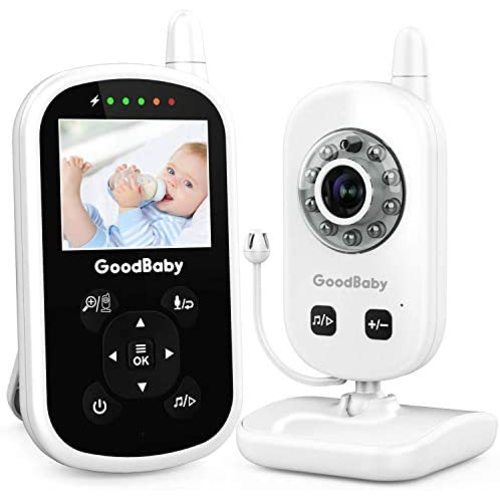 Video Baby Monitor with Camera and Audio - Auto Night Vision,Two-Way Talk, Temperature Monitor, VOX Mode, Lullabies, 960ft Range and Long Battery Life