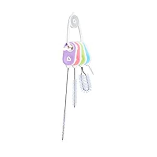 Amazon.com: Munchkin® Details™ Bottle and Cup Cleaning Brush 4 Piece Set with Key Ring : Baby