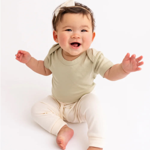 Classic Short Sleeve Bodysuit - Sage