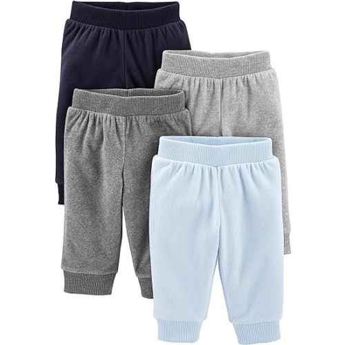 Simple Joys by Carter's unisex-baby 4-pack Fleece Pants