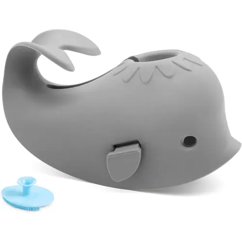 Baby Bathtub Faucet Cover, Baby Safety Protection Silicone Toys, Bath Spout Cover Baby Bathtub, Faucet Cover Baby Bathtub Silicone Whale for Kids, Toddler, Infant, Gifts for Children