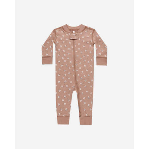 Zip Long Sleeve Sleeper || Rose Ditsy