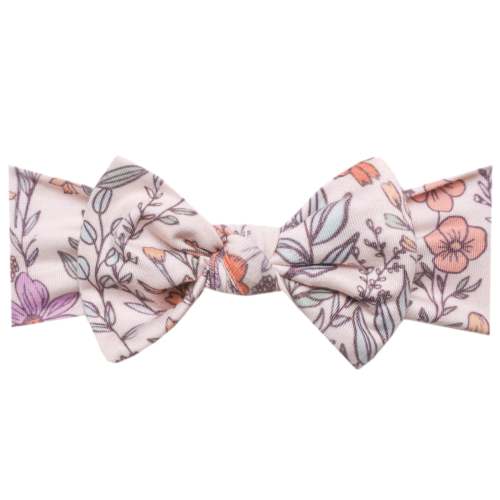 Knit Headband Bow - Flora
