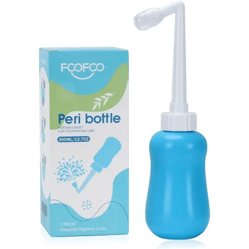 Peri Bottle for Postpartum Care, Postpartum Essentials, Feminine Care 12oz, Blue