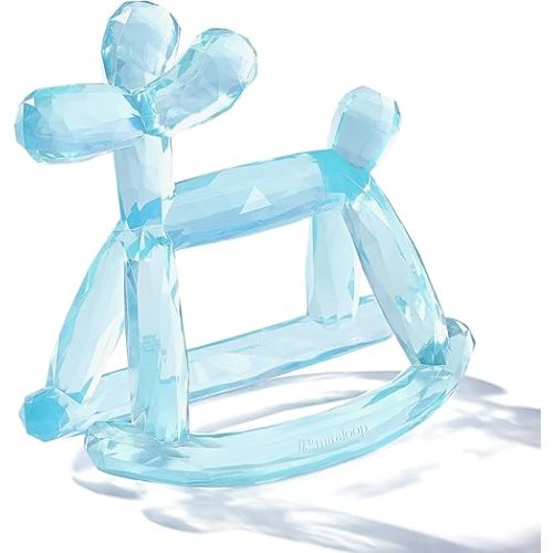 Crystal Jelly Baby Teether – Jellydog Teething Relief Toy for Infants 3-6 Months, Silicone Handheld Teething Toy, BPA-Free, Odorless, Prevents Choking, Safe for Babies (Voyages)