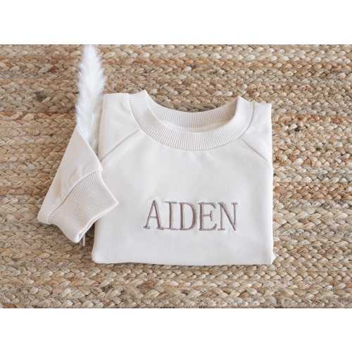 Custom Embroidered Kids Sweatshirt, Personalized Baby Sweatshirt, Personalized Baby Gifts, Custom Toddler Sweatshirt, Kids Clothing COC97C X