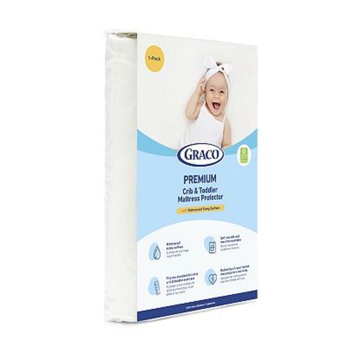 Graco Premium Waterproof Crib and Toddler Mattress Protector