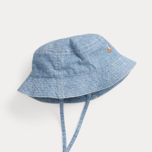 Indigo Cotton Chambray Hat