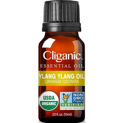 Cliganic Organic Ylang Ylang Essential Oil, 100% Pure Natural for Aromatherapy | Non-GMO Verified