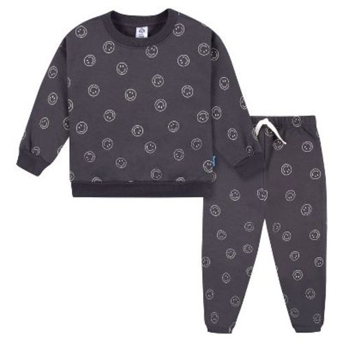 Gerber Baby Boys' 2-piece Sweatshirt & Pant Set, Space, 12 Months