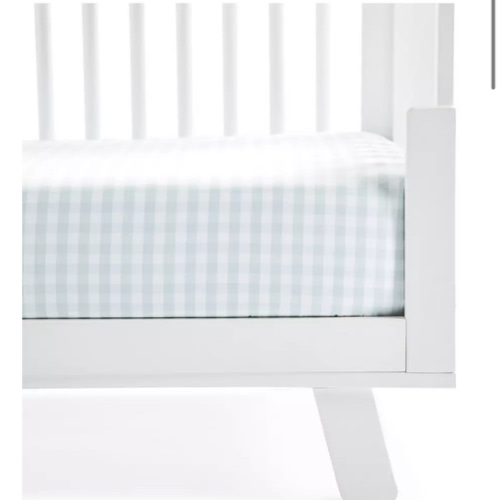 Gingham Crib Sheet | Serena and Lily