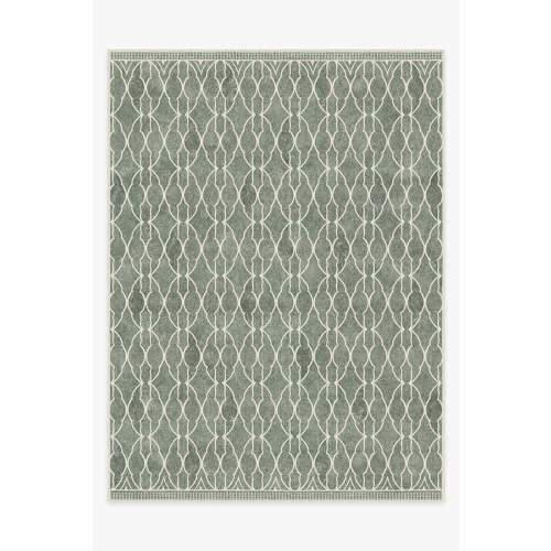 Grogu™ Trellis Sage Green Rug | Ruggable