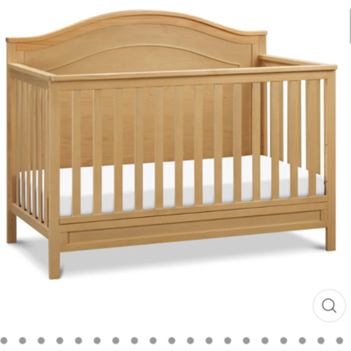 Charlie 4-In-1 Convertible Crib - Honey