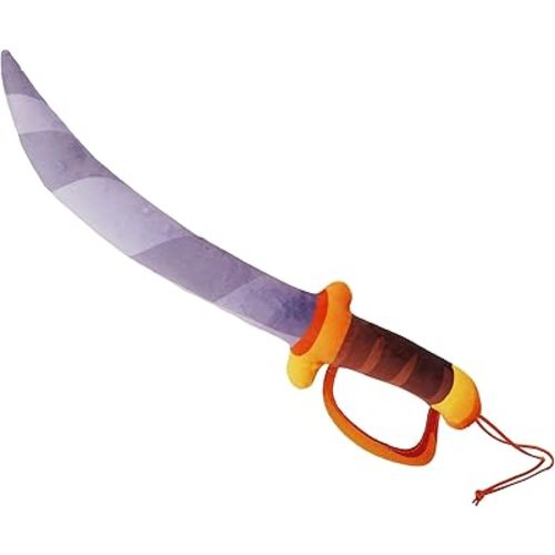 Seasong Saber - Carribean Pirates Cutlass Sword - Safe Plush Soft Pretend Play Weapons - Gift for Kids