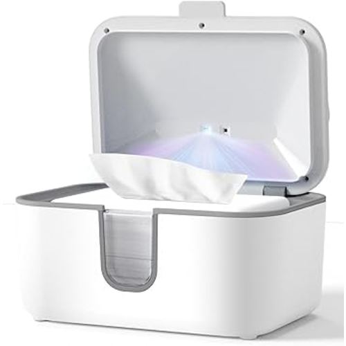 MOMYEASY Baby Wipe Warmer, Surround Even Heating Baby Wet Wipes Dispenser, Diaper Wipe Warmer with Temperature Display and Night Light