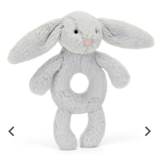 Bashful Bunny Ring Rattle