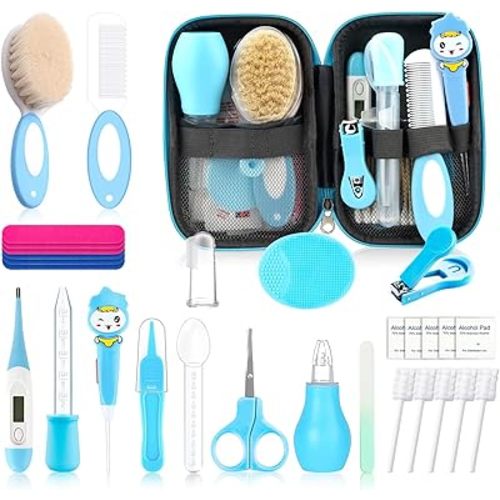 Baby Healthcare and Grooming Kit for Newborn Kids, 36PCS Upgraded Safety Baby Care Kit, Newborn Nursery Health Care Set, Baby Care Products
