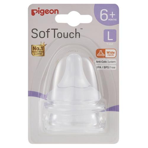 Pigeon SofTouch Teat L 2 Pack