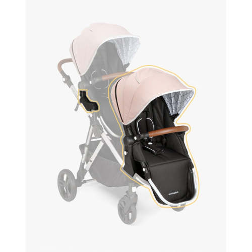 2nd Seat Kit | Bloom, Windowpane, Silver with Penny Leather