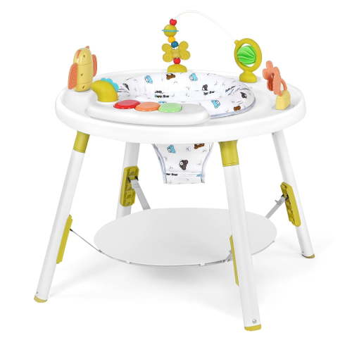 UBRAVOO Baby Activity Center, 3-in-1 Baby Walker with Detachable Toys and 360° Swivel Seat - Ideal for Toddler Development and Entertainment