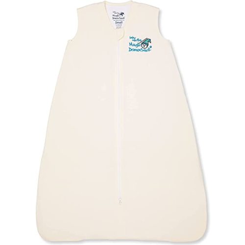 Baby Merlin's Magic Dream Sleep Sack - 100% Cotton Wearable Blanket - Baby 6-12 Months - Cream - 6-12 months (Small)