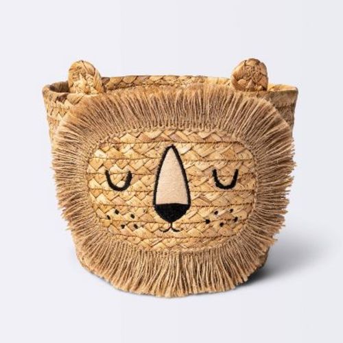 Braided Water Hyacinth Small Round Storage Decorative Basket - Cloud Island™