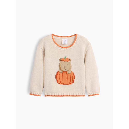 Baby Brannan Bear Pumpkin Sweater