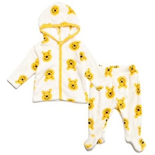 Disney Winnie the Pooh Newborn Baby Boy or Girl Jacket & Pants White 3-6 Months