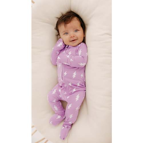 Infant Romper in Lightning
