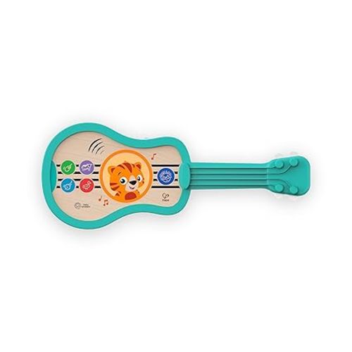 Baby Einstein Sing & Strum Magic Touch Ukulele Wooden Musical Toy, Ages 6 Months+, Multicolored