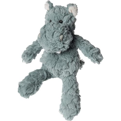 Mary Meyer Putty Nursery Stuffed Animal Soft Toy, 11-Inches, Slate Blue Hippo