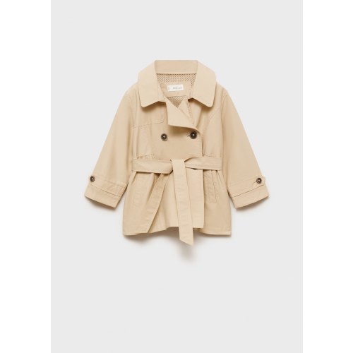 Buttons trench waistcoat - Kids | MANGO USA