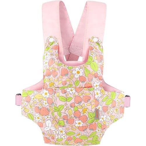GAGAKU Baby Doll Carrier | Pink Strawberry