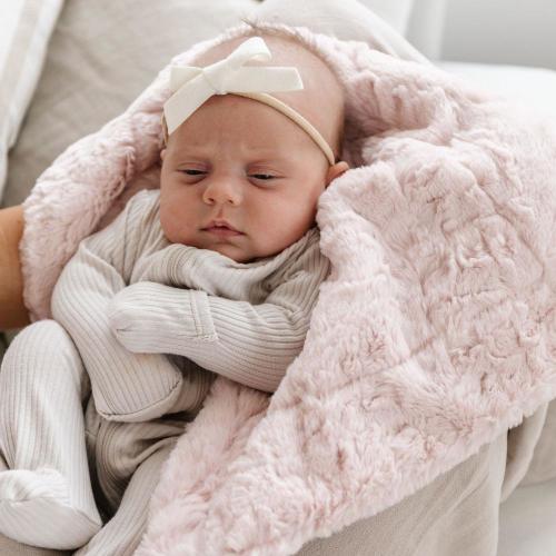 DREAM MINI BLANKET - blush