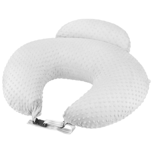 CshidWorld Nursing Pillow, Plus Size Breastfeeding Pillows for Enhanced Support & Comfort for Mom & Baby, Removable Suede Cover, Adjustable Waist Strap, Breastfeeding Essential, Gray