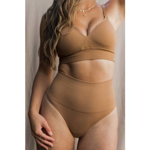 Seamless Postpartum Hipster Compression Thong