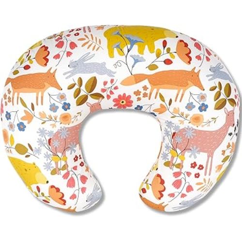 x-vesolje Nursing Pillow, Breastfeeding Pillow with Removable Cover, Ergonomic Breast Feeding Pillow, Baby Feeding Support Pillow for Mom Easier Breastfeeding- Original Size/Jungle
