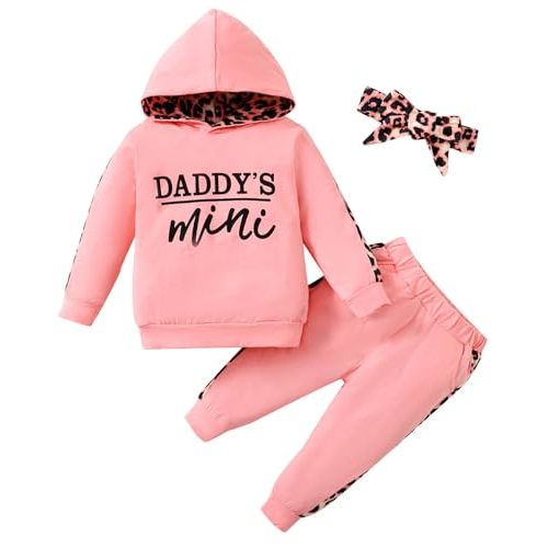 Newborn Baby Girl Clothes Outfits Infant Hoodie Sweatshirt Pants Headband Toddler Girl Clothing Set