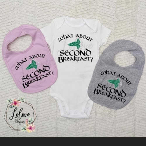 What About Second Breakfast Baby Bodysuit New Dad Gift / Baby Boy Coming Home Outfit / Baby Girl Coming Home Outfit - Etsy