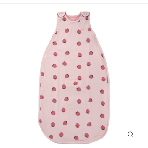 4 Season® Ultimate Baby Sleep Bag, Merino Wool & Organic Cotton, Strawberry
