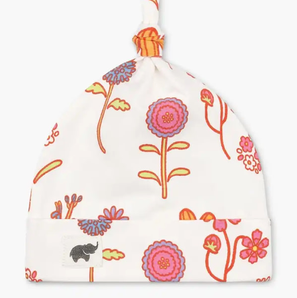 Top Knot Cap - Organic Baby Clothes - Monica + Andy