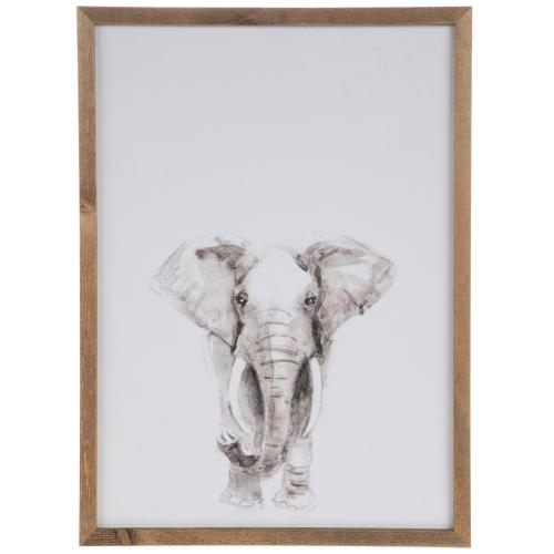 Elephant Wood Wall Decor