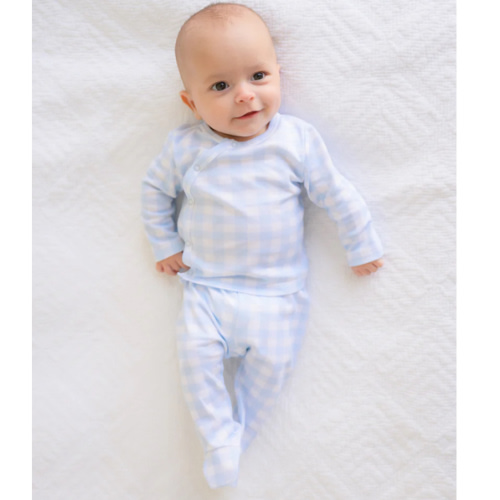 Cameron Cross-Front Set - Buckhead Blue Gingham
