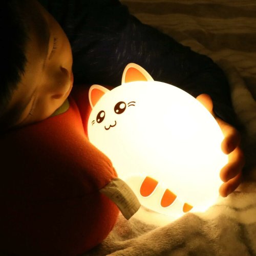 Flash Popup Little Sleepy Kitty Night Light & Reviews | Wayfair
