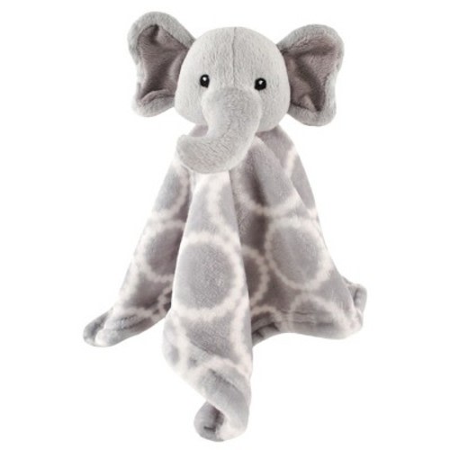 Hudson Baby Infant Animal Face Security Blanket, Elephant, One Size