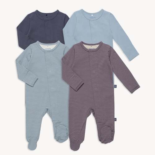 oceanic stripes cloudstretch™ magnetic footies | 4 set – Magnetic Me