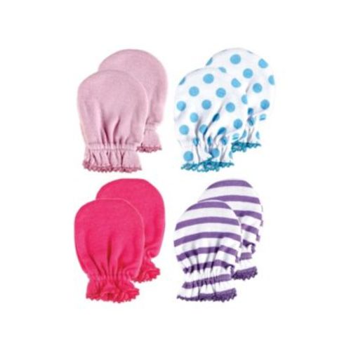Baby Cotton Scratch Mittens 4pk